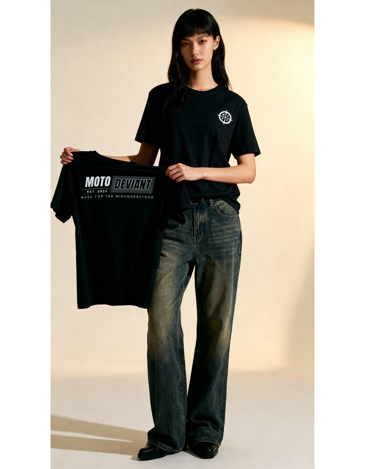 Moto Deviant I T-Shirt - Stealth Edition
