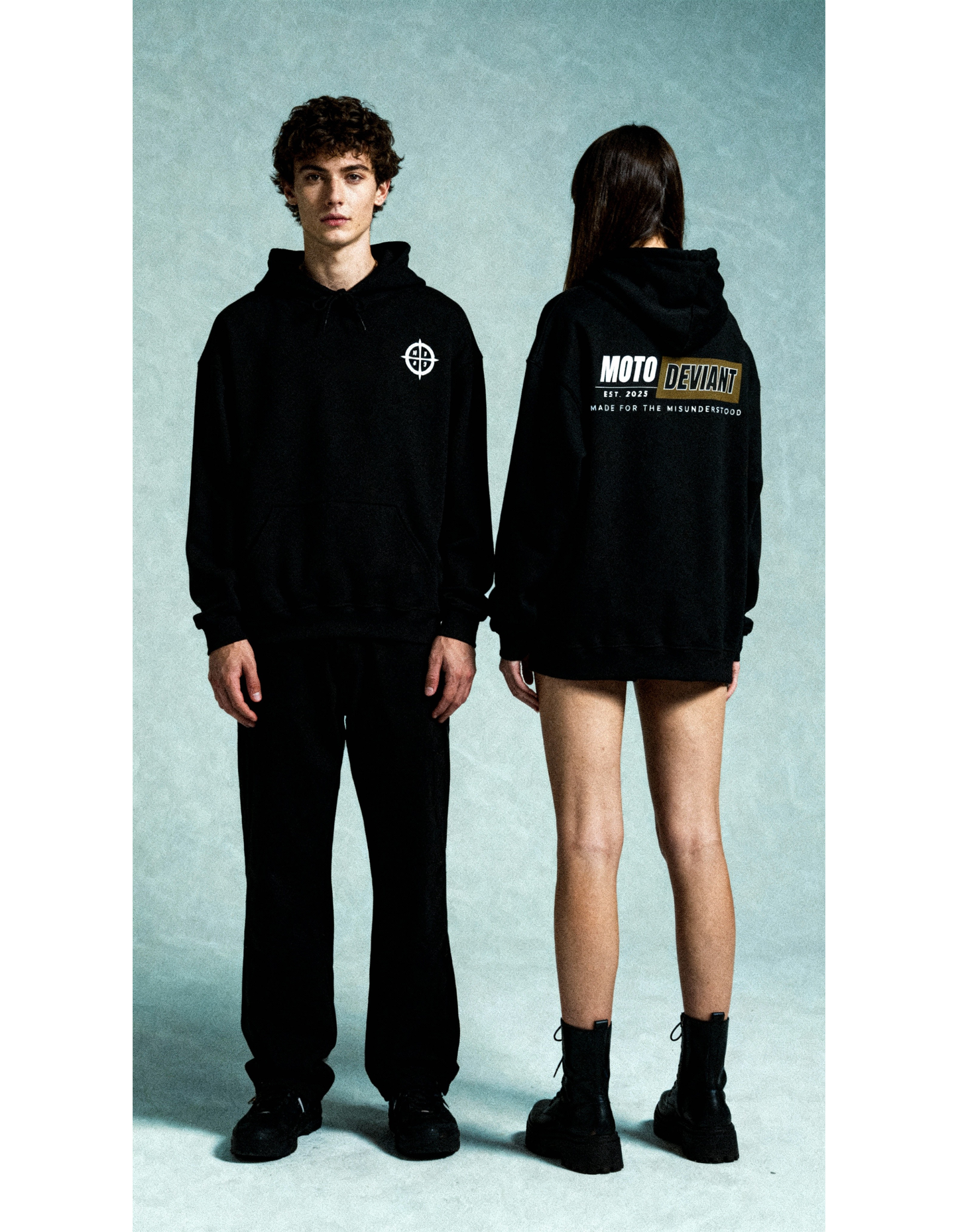 Moto Deviant I Hoodie - Stealth Edition