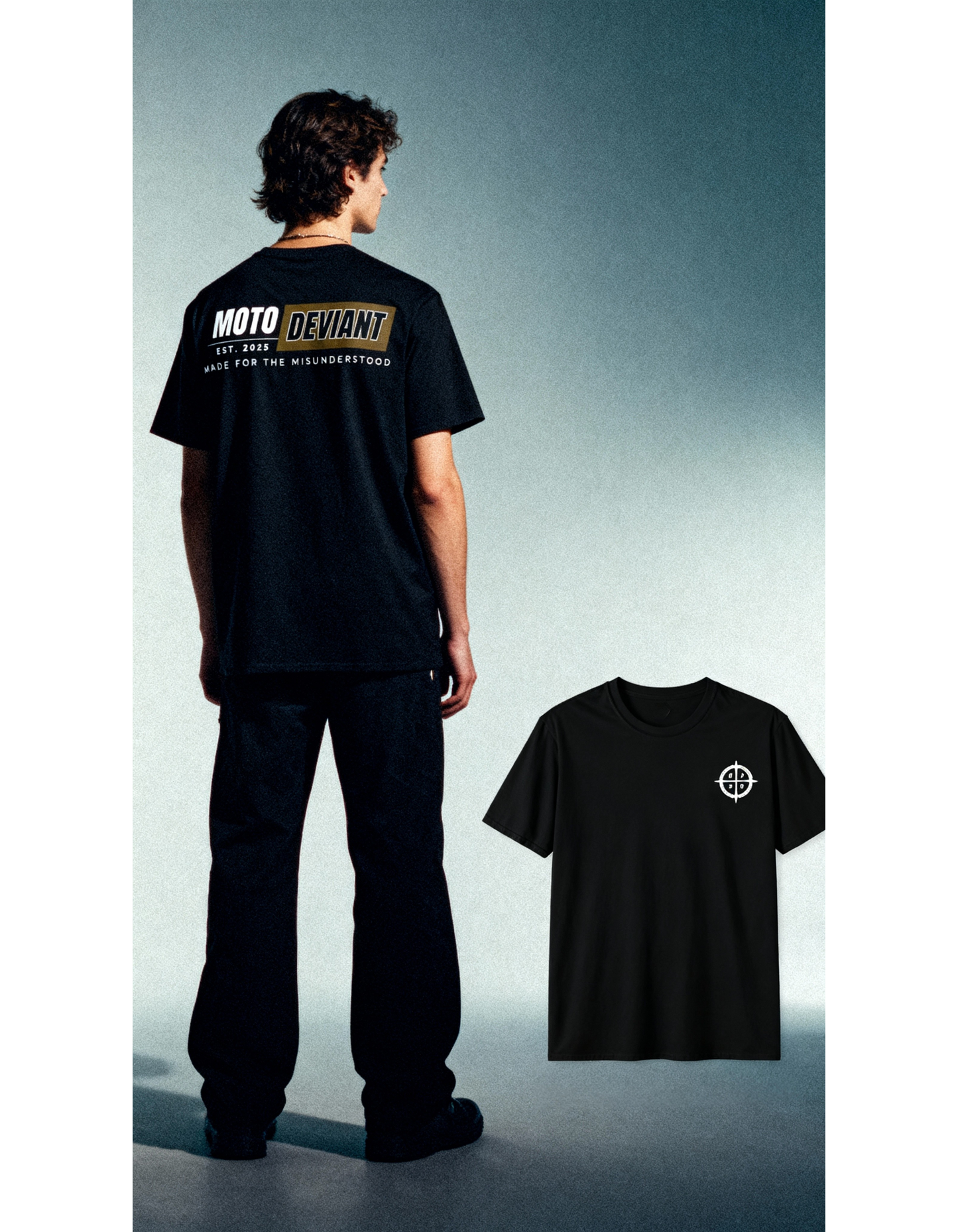 Moto Deviant I T-Shirt - Stealth Edition