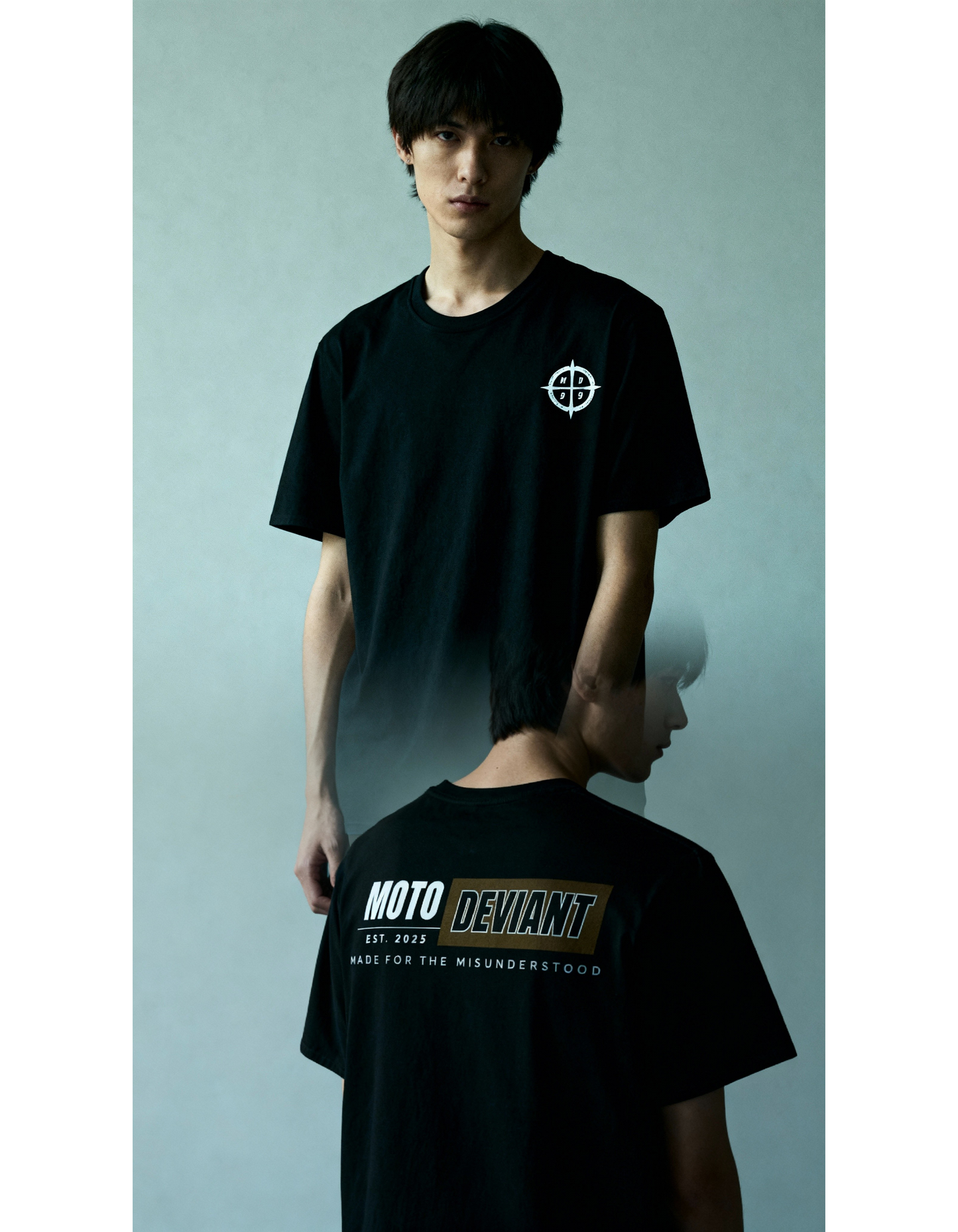 Moto Deviant I T-Shirt - Stealth Edition