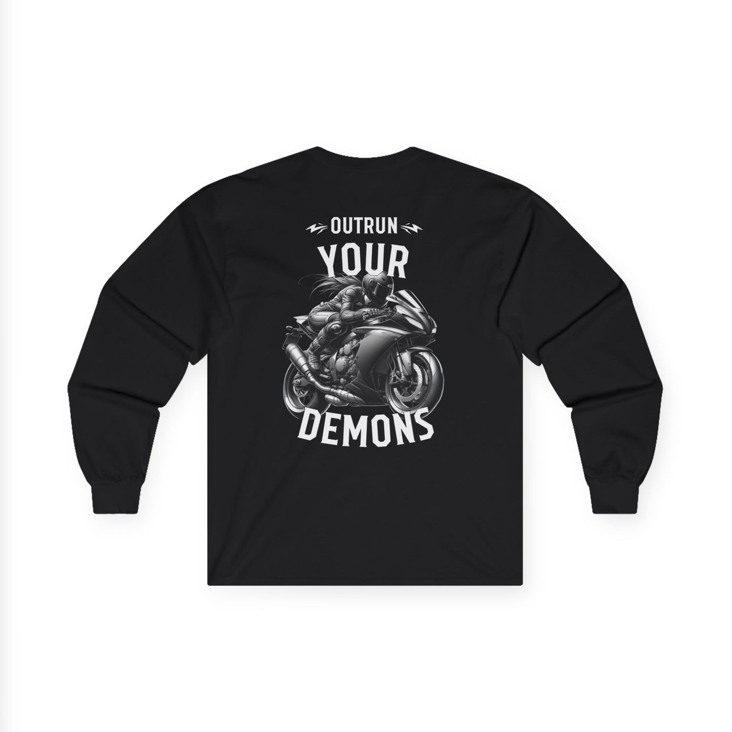 Outrun Your Demons Long Sleeve Shirt (Womens)