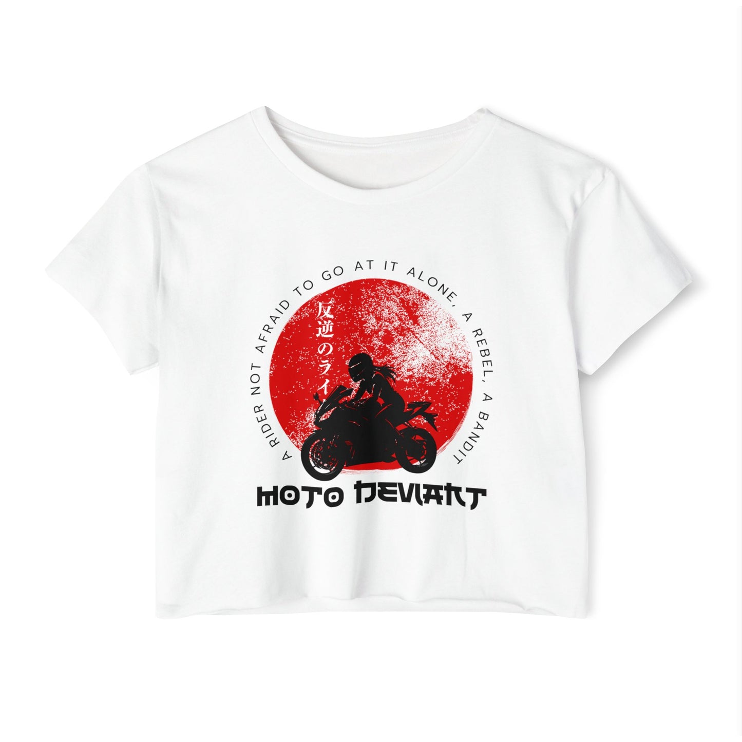 Blood Moon Rebellion Women's Cropped Shirt