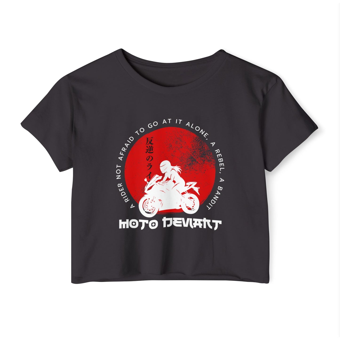 Blood Moon Rebellion Women's Cropped Shirt