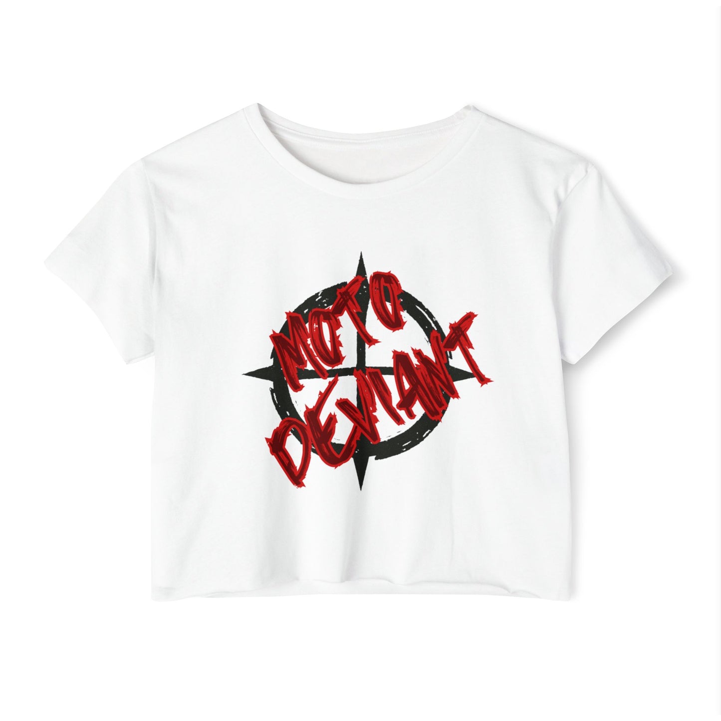Moto Deviant II Women's Crop Top Shirt