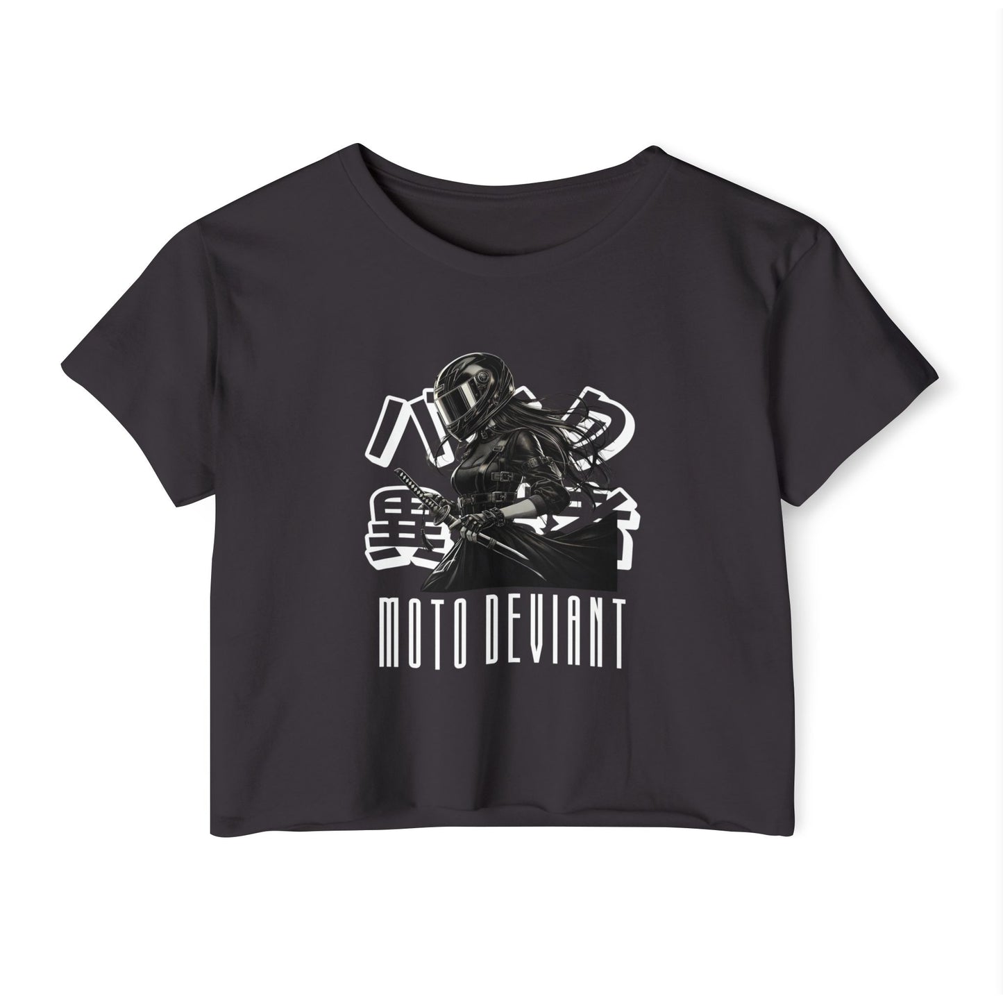 Black Dahlia Women's Cropped Shirt