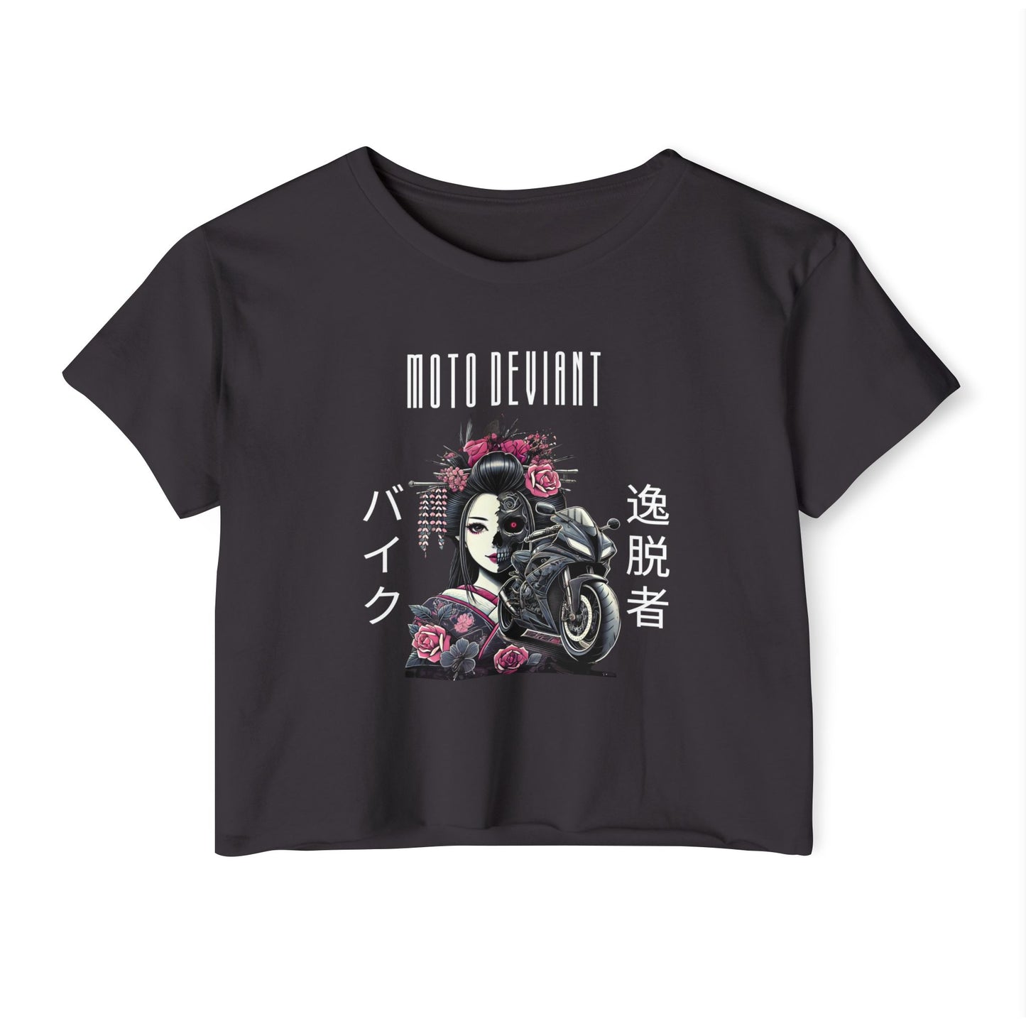 Moto Geisha II Cropped Shirt