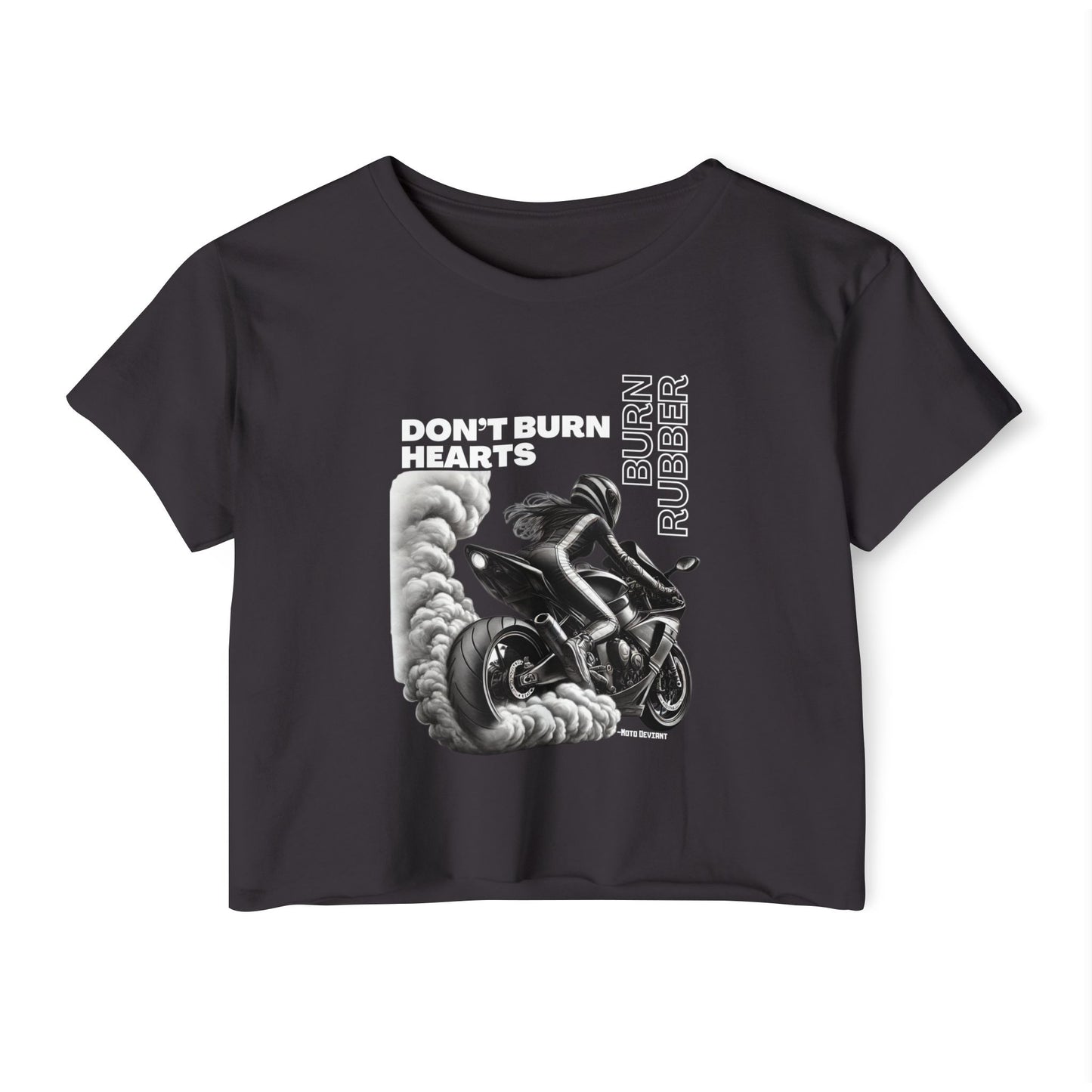 Burn Rubber Women's Cropped Shirt
