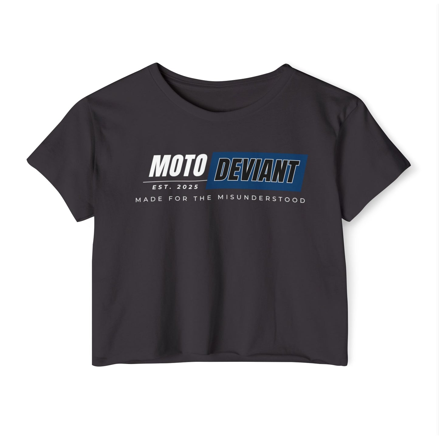 Moto Deviant I Cropped Shirt - Stealth Edition