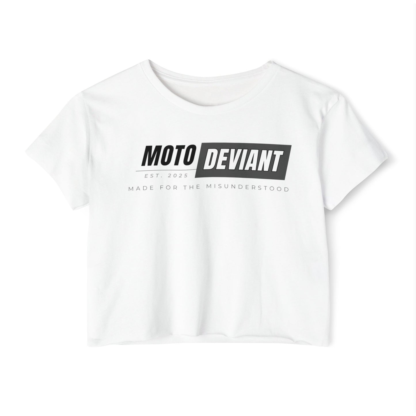 Moto Deviant I Cropped Shirt - Stealth Edition