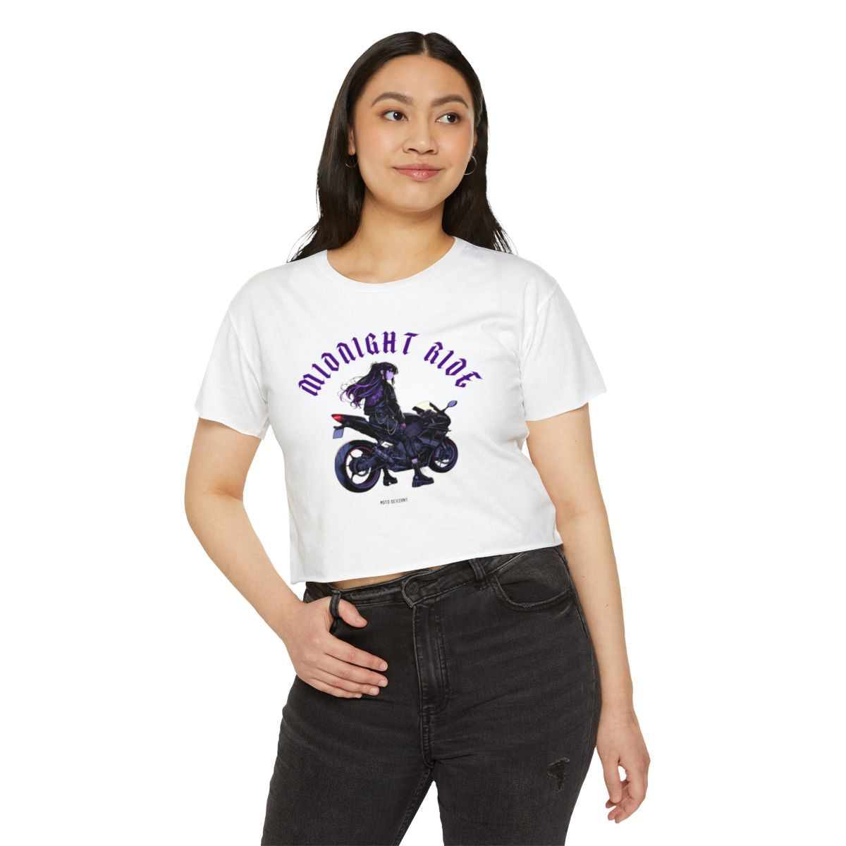 Midnight Ride Women's Cropped Shirt