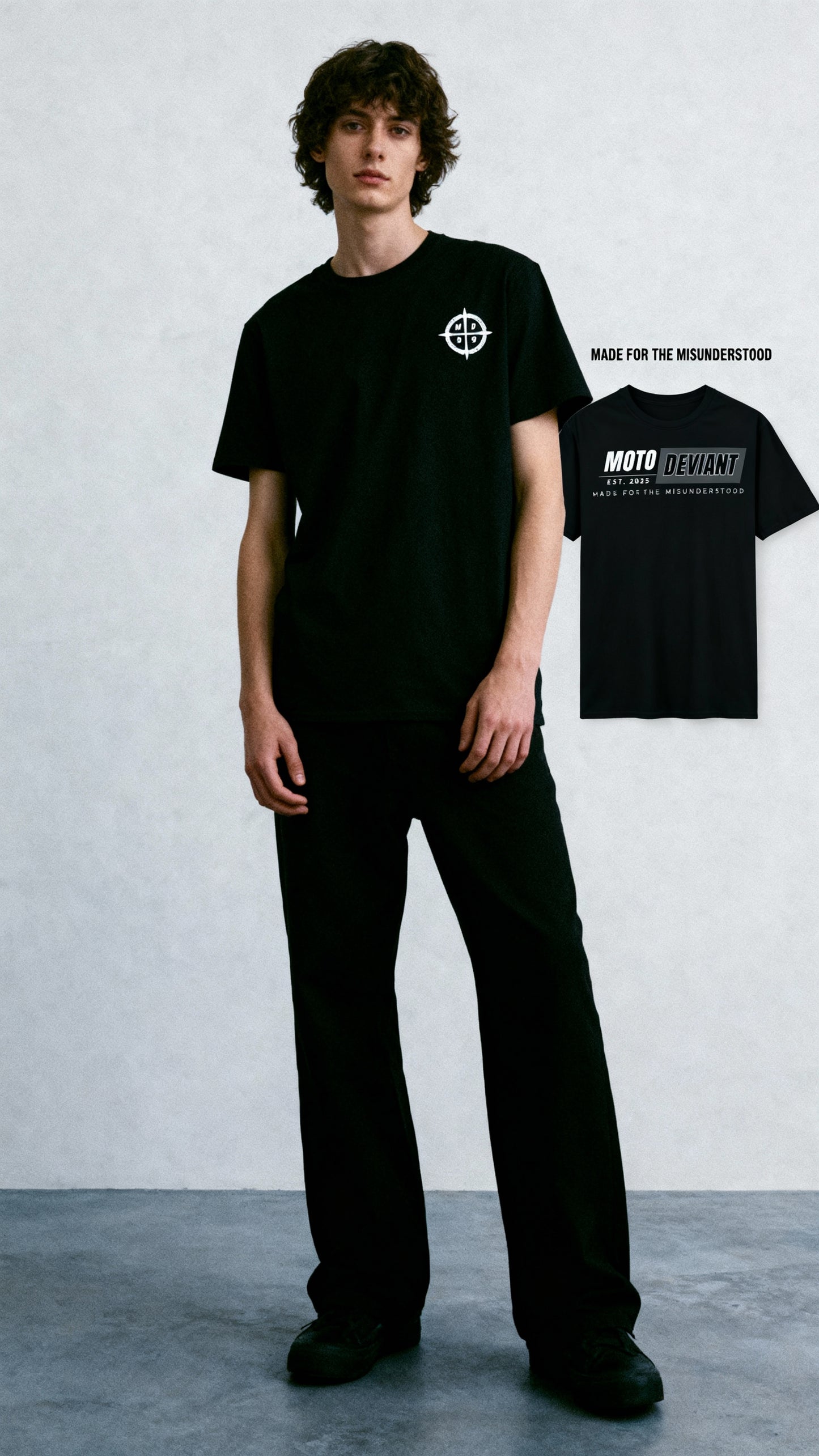 Moto Deviant I T-Shirt - Stealth Edition