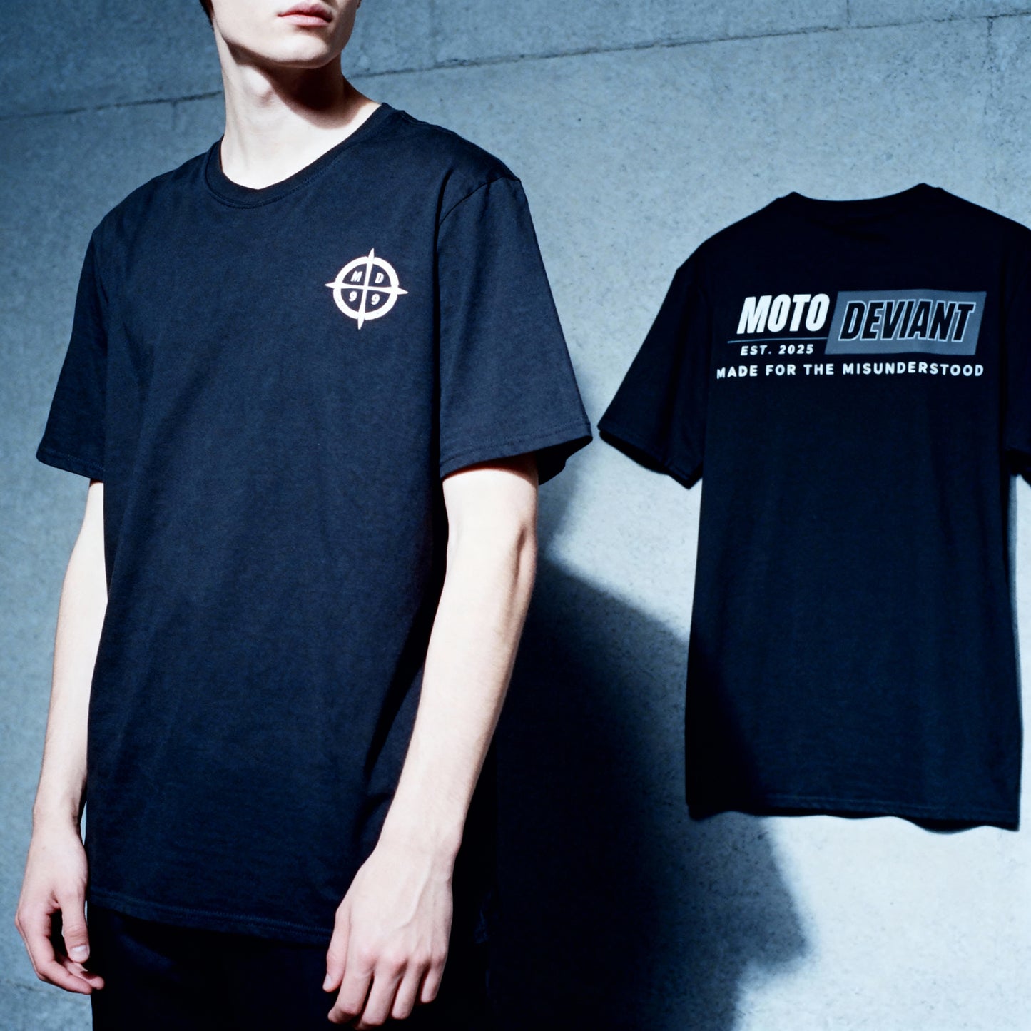 Moto Deviant I T-Shirt - Stealth Edition