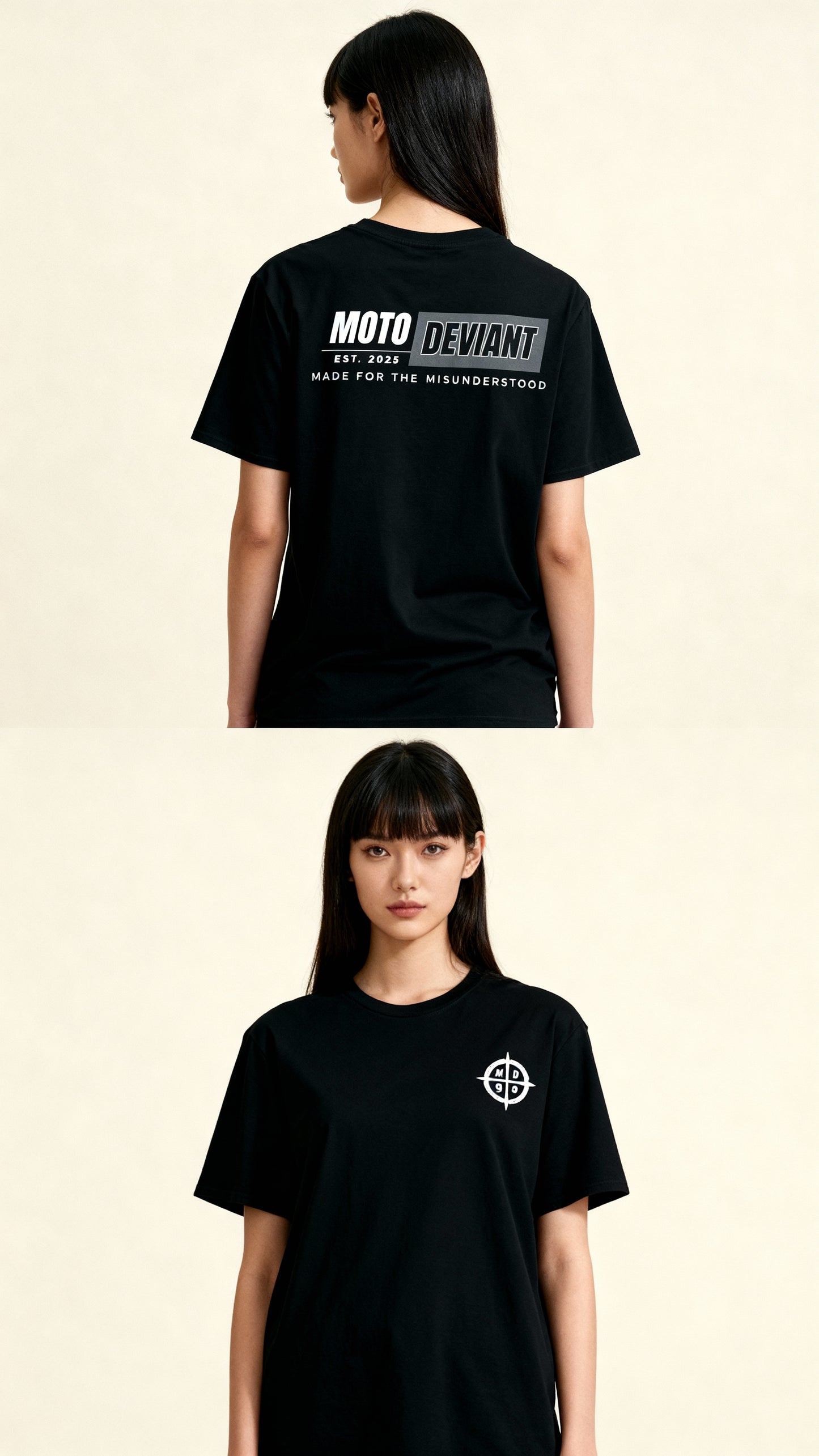 Moto Deviant I T-Shirt - Stealth Edition