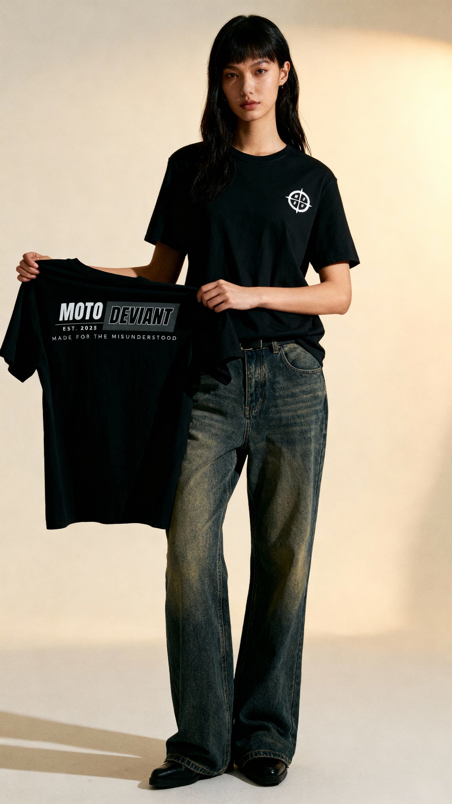 Moto Deviant I T-Shirt - Stealth Edition