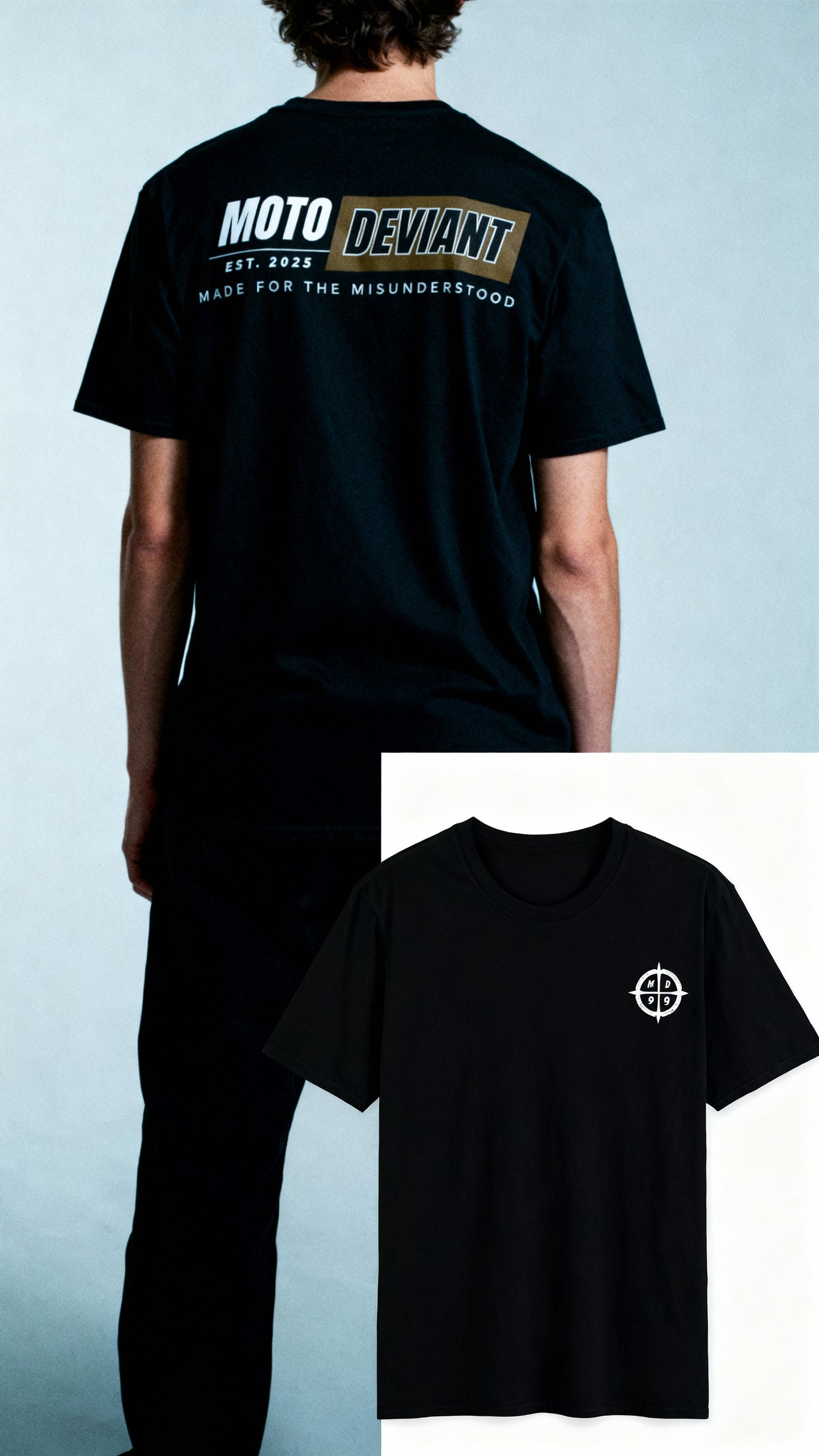 Moto Deviant I T-Shirt - Stealth Edition
