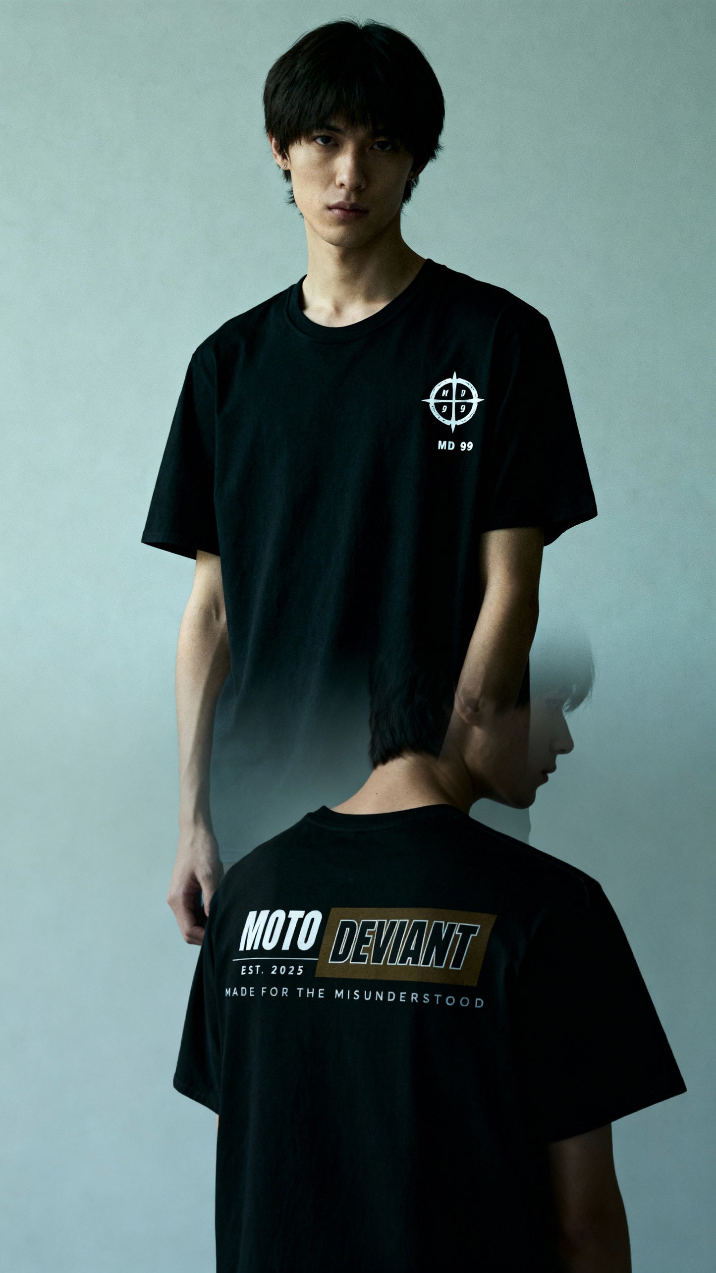Moto Deviant I T-Shirt - Stealth Edition