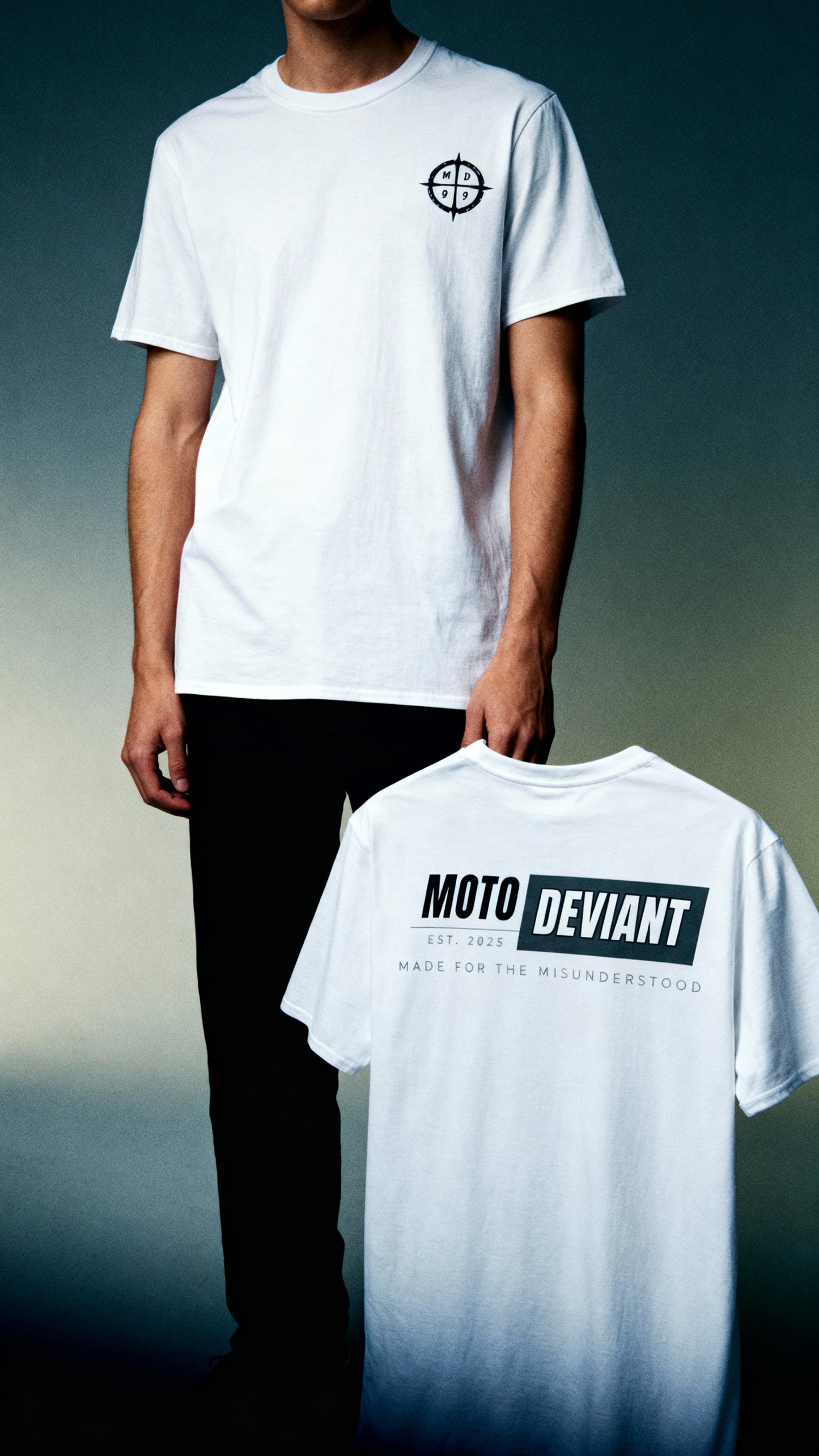 Moto Deviant I T-Shirt - Stealth Edition