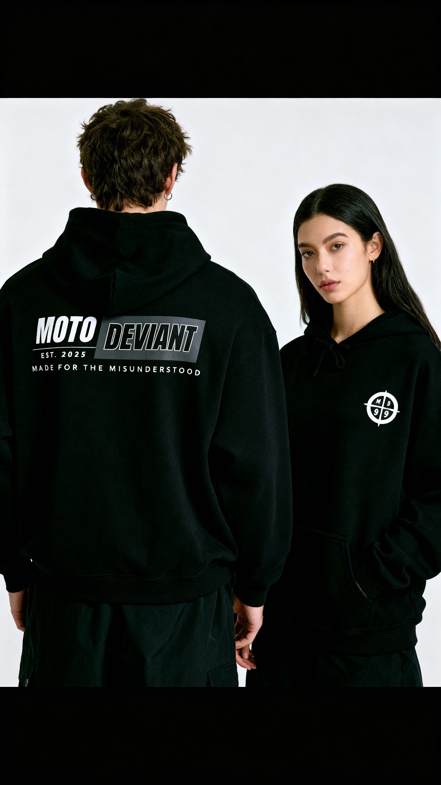 Moto Deviant I Hoodie - Stealth Edition