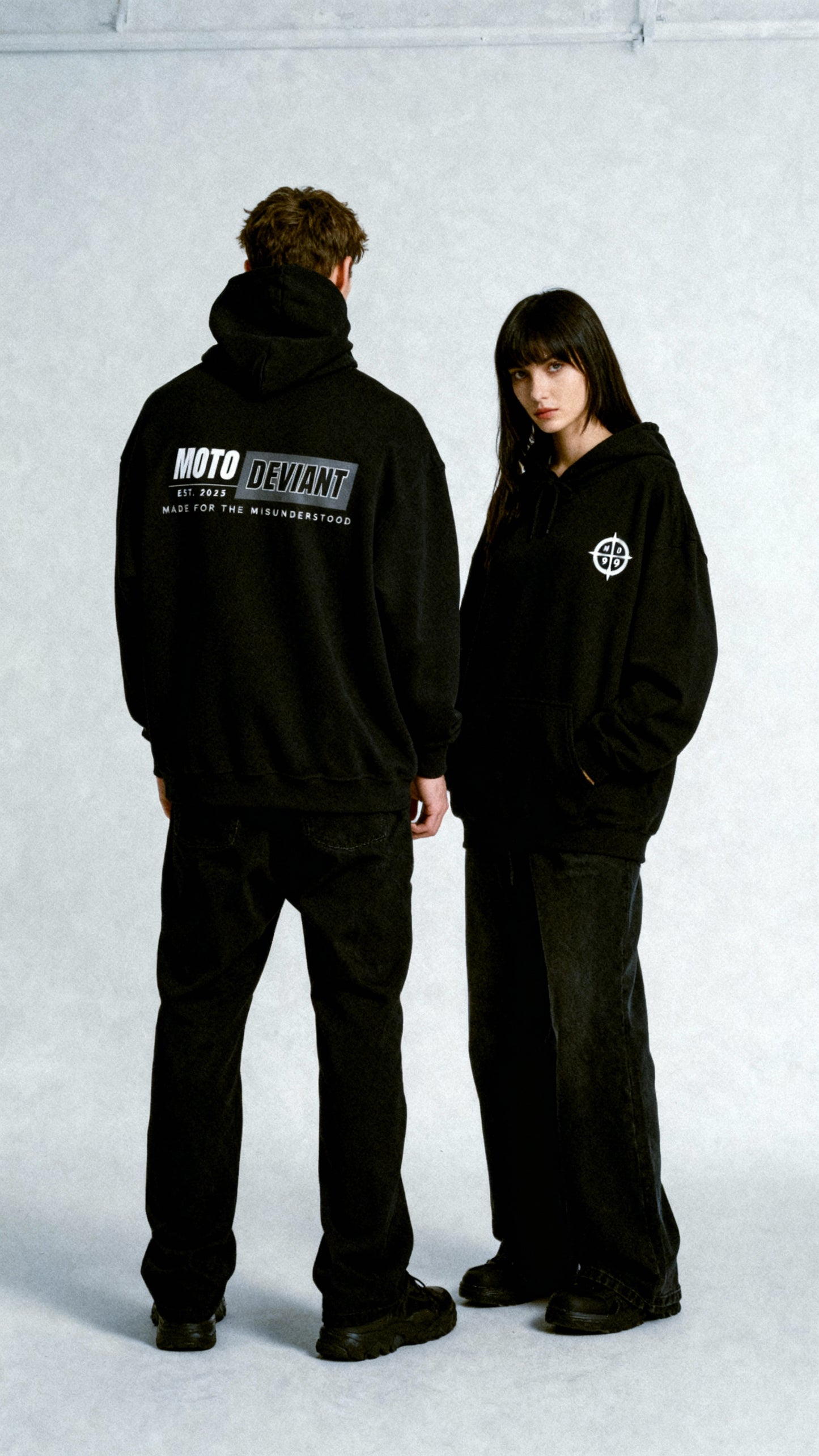 Moto Deviant I Hoodie - Stealth Edition