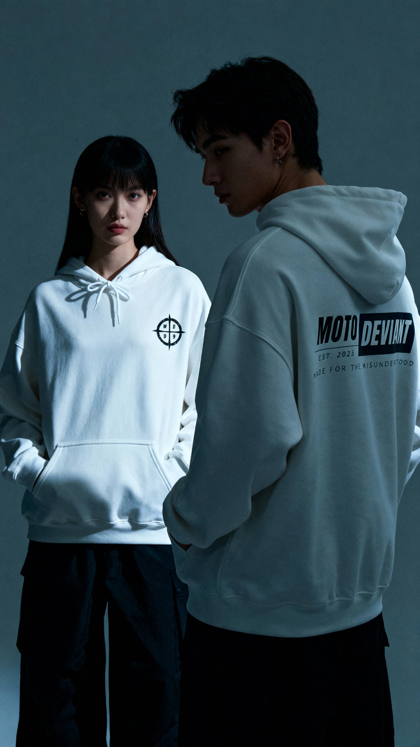 Moto Deviant I Hoodie - Stealth Edition