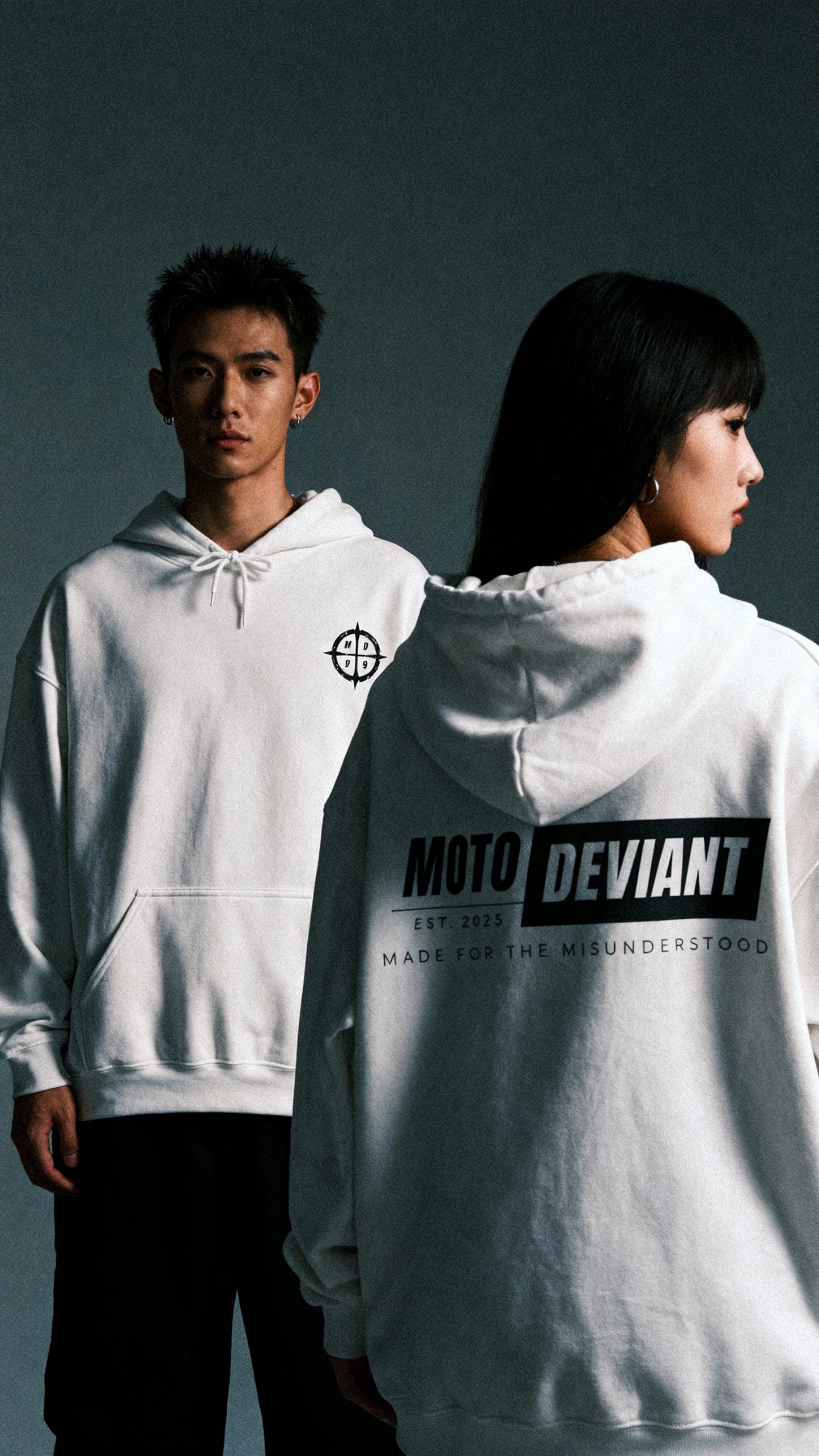 Moto Deviant I Hoodie - Stealth Edition