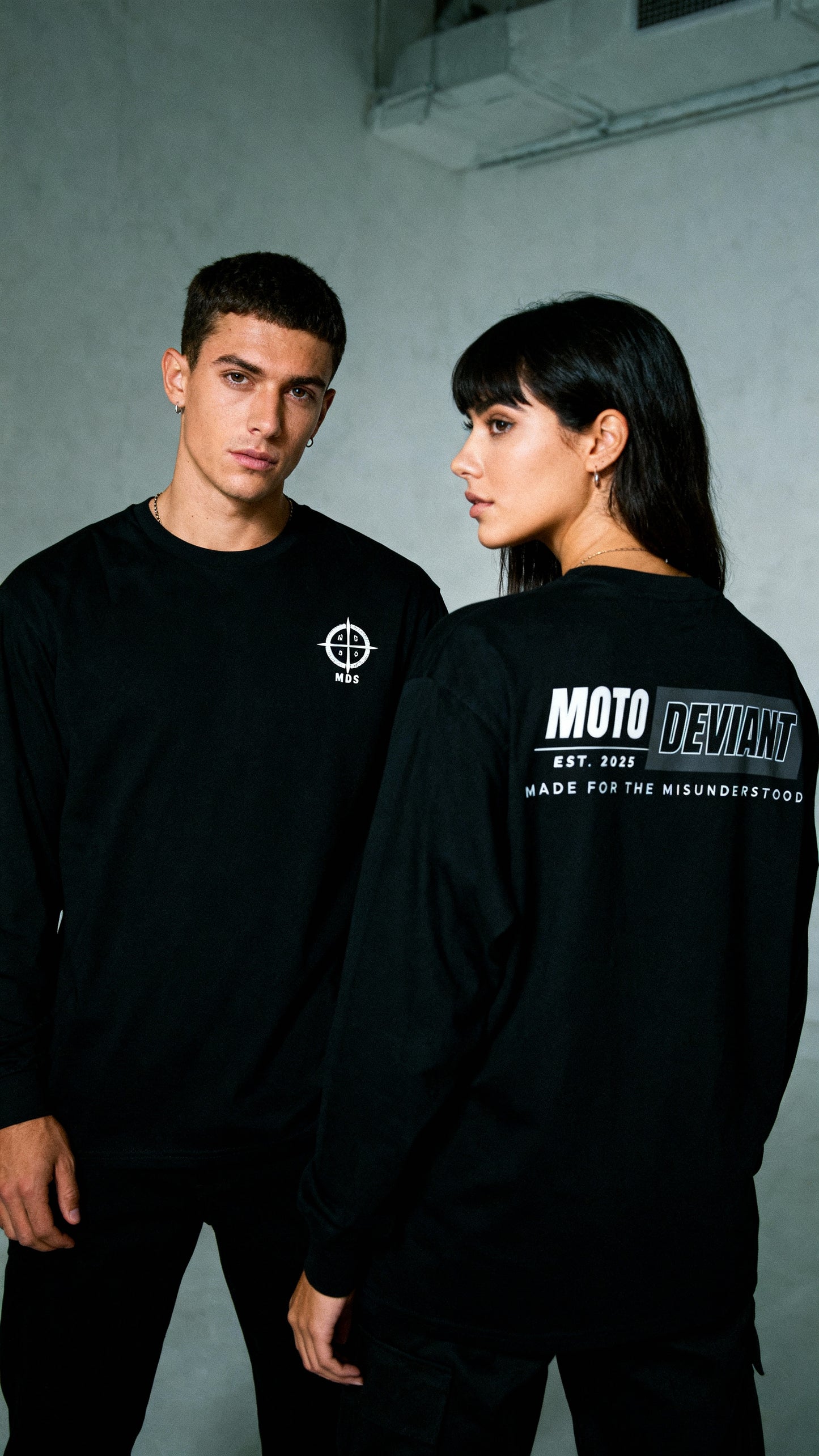Moto Deviant I Long Sleeve Shirt - Stealth Edition