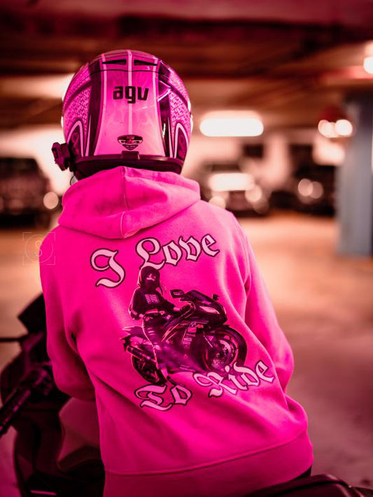 I Love To Ride Hoodie
