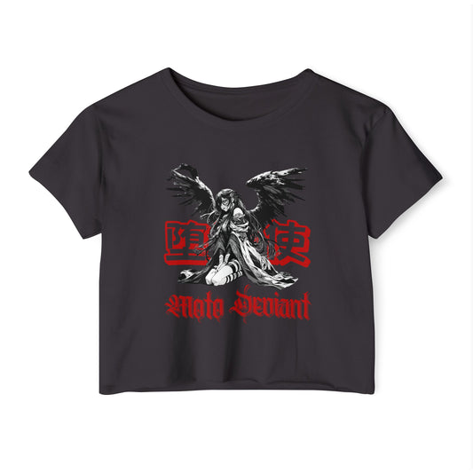 Fallen Angel Women's Cropped Shirt