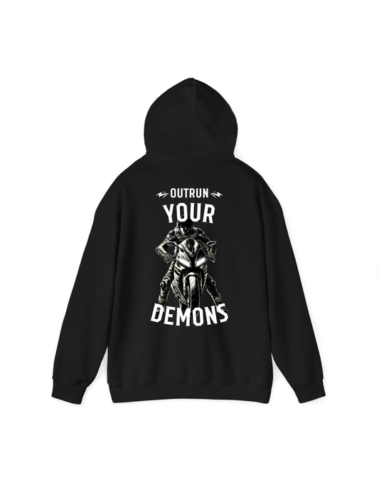 Outrun Your Demons Motorcycle Hoodie II